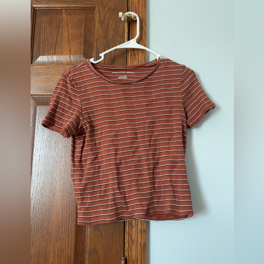 American Eagle Striped Women's Top
